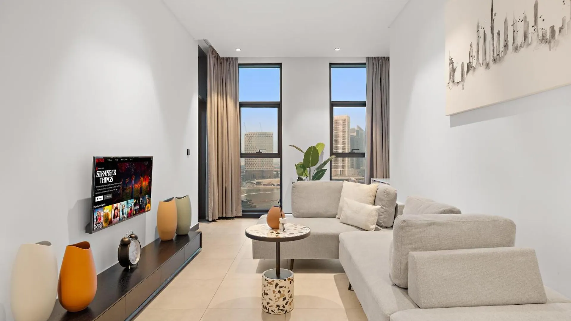 Cozy 1Br In Business Bay With Canal Views Dubaj